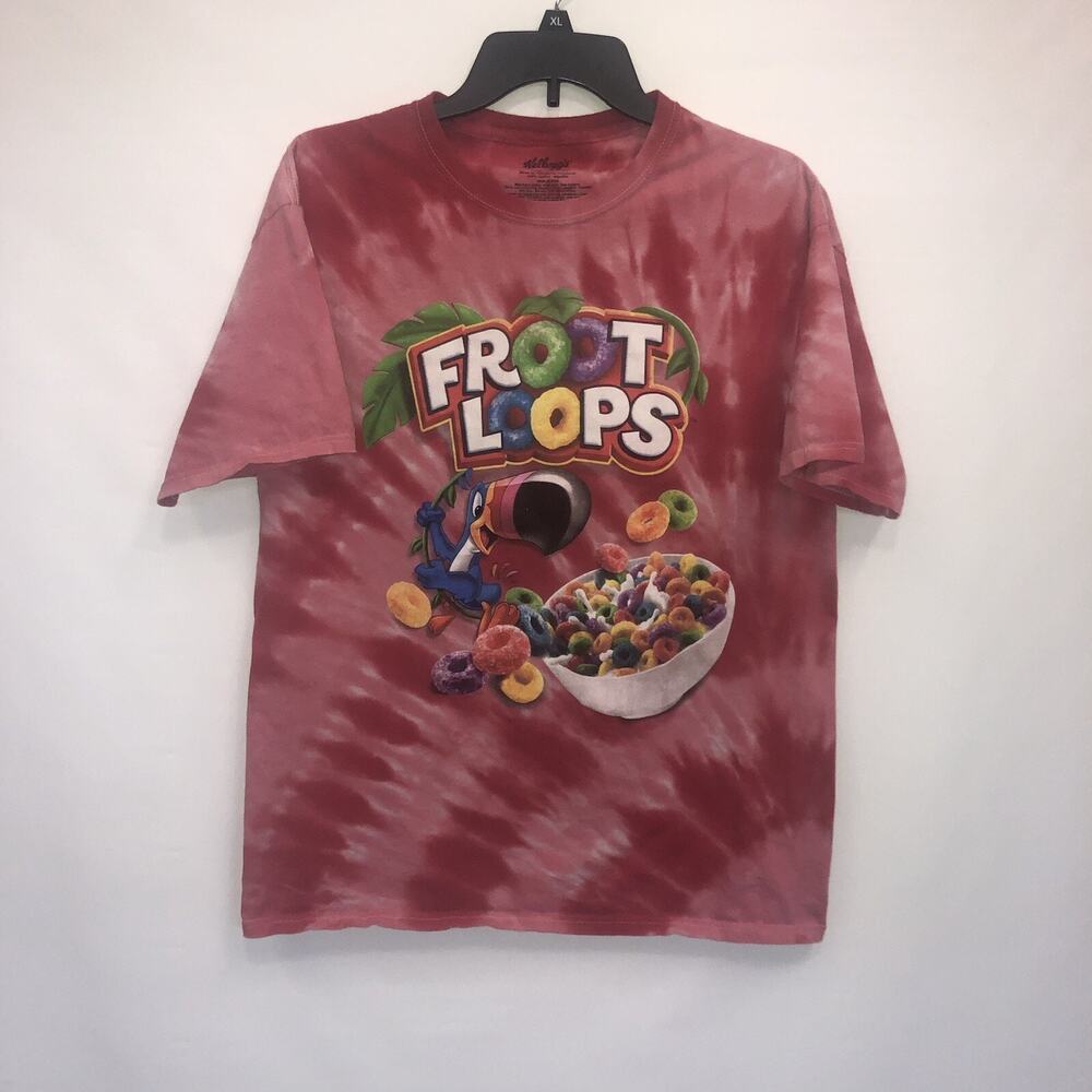 Kellogs Pullover Adult Large Unisex Multicolor Short Sleeve Graphic T-Shirt